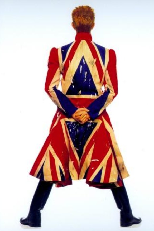 Original photography for the Earthling album cover, 1997. 