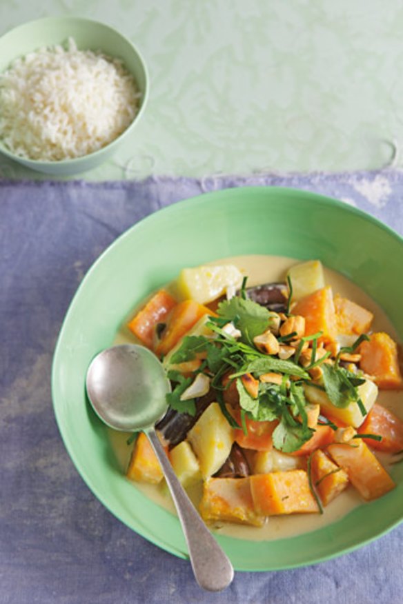 Pumpkin Butternut Thai Curry Sheet-Pan Red Curry Chicken With