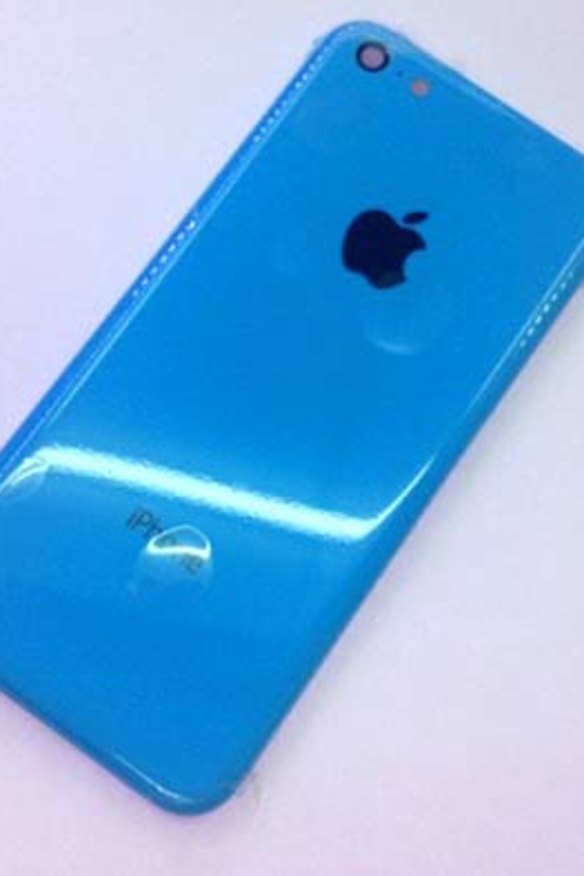This leaked image claims to be the plastic shell of the iPhone 5C.