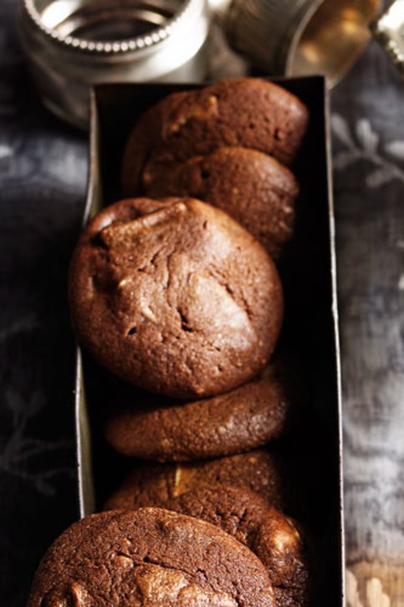 Triple chocolate cookies.