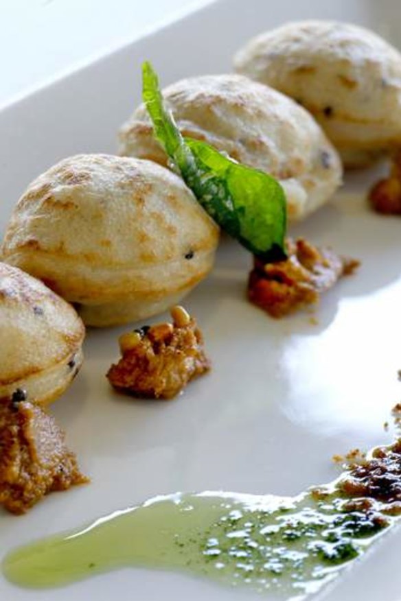 Go-to dish: Kuzhi paniyaram - a lentil-stuffed snack.