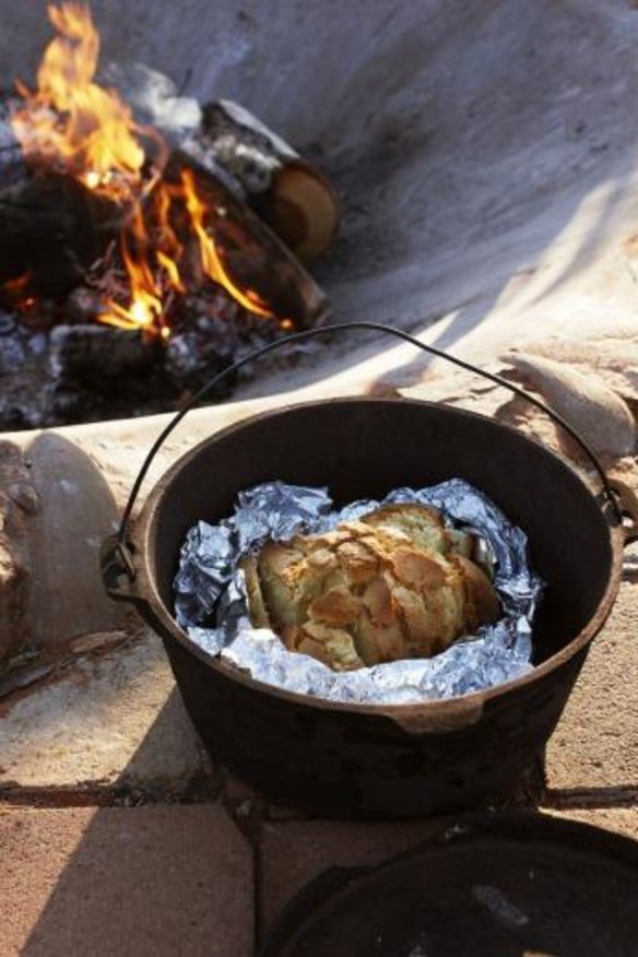 Traditional damper at Desert Awakenings.