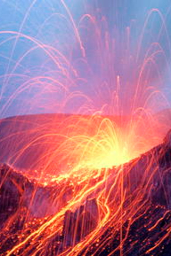 Colours of the Batur Volcano.
