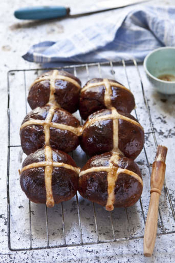 Karen Martini's hot cross buns.