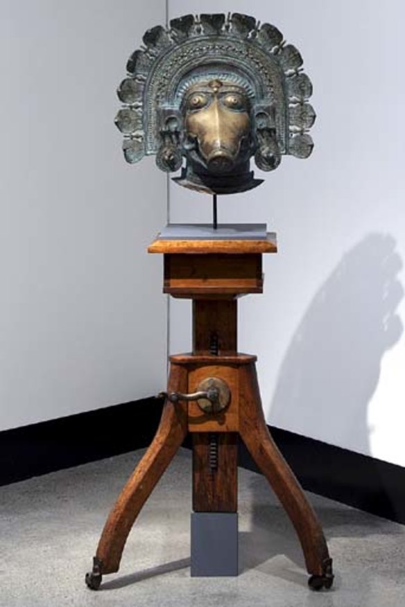 Secrets of the past ... a mask depicting the spirit Panjurli from Tulu Nadu, Karnataka.