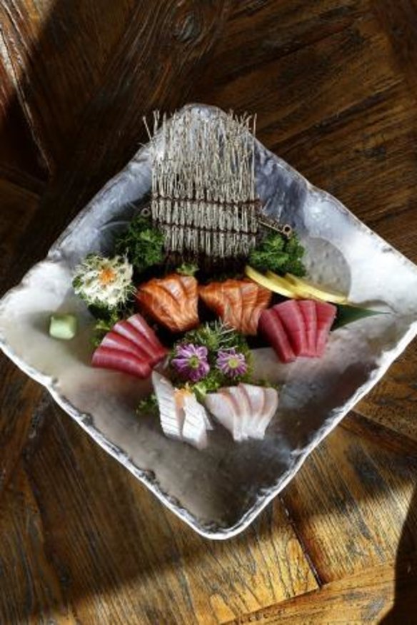 Tuna, salmon and kingfish are popular sashimi choices in Japanese restaurants in Australia.