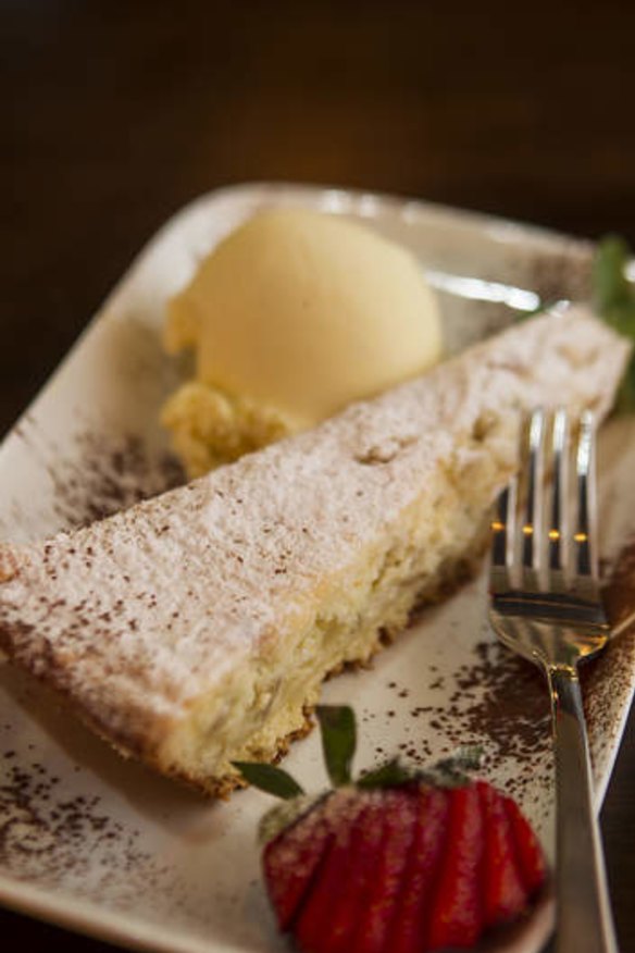 Italian celebration: The house-made pastiera.