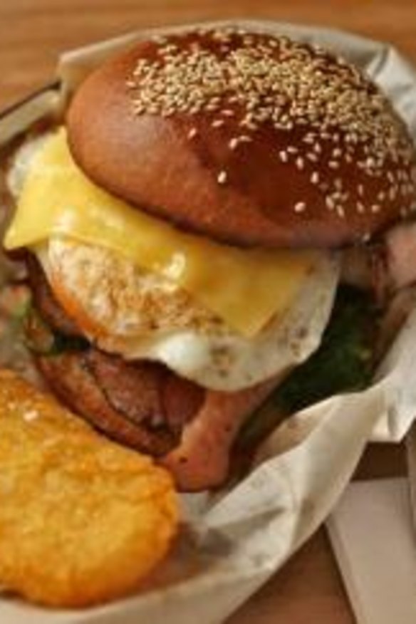 The Brekkie Burger.