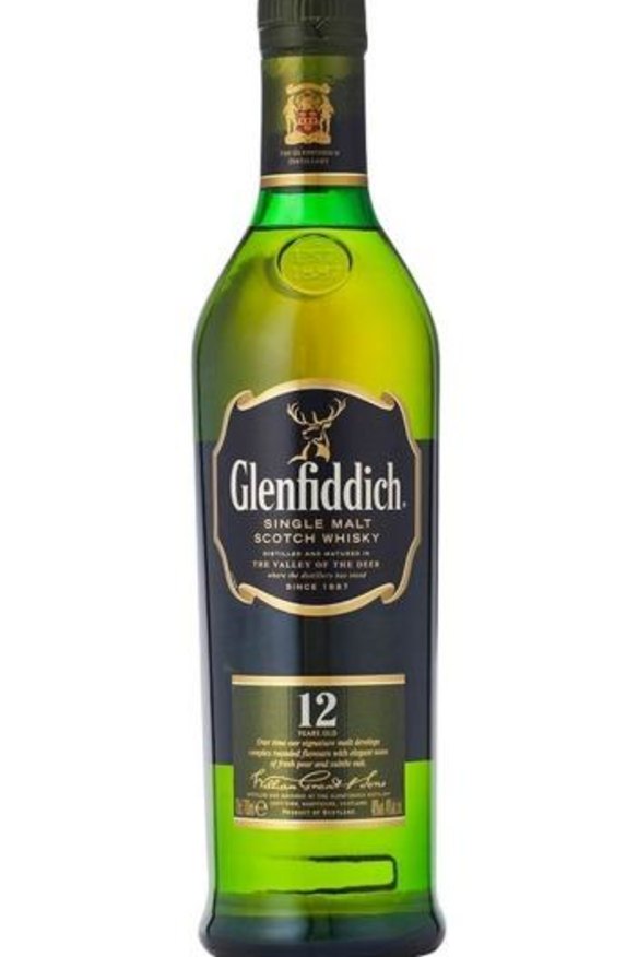 Glenfiddich 12yo single malt.