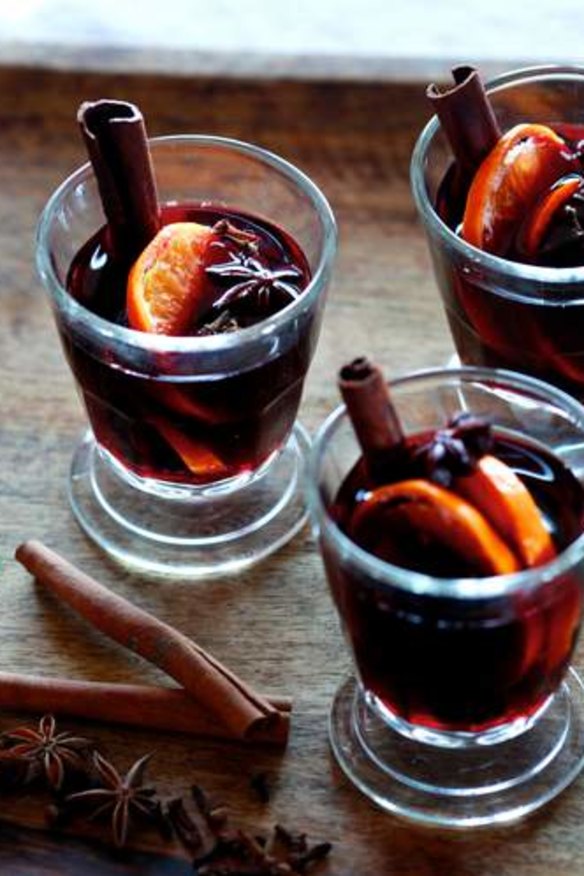 Edwina Pickles and Jill Dupleix combined skills for this mulled wine shot. Edwina as photographer, Jill as stylist.