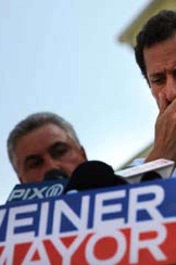 Serial offender: Anthony Weiner, aka Carlos Danger.