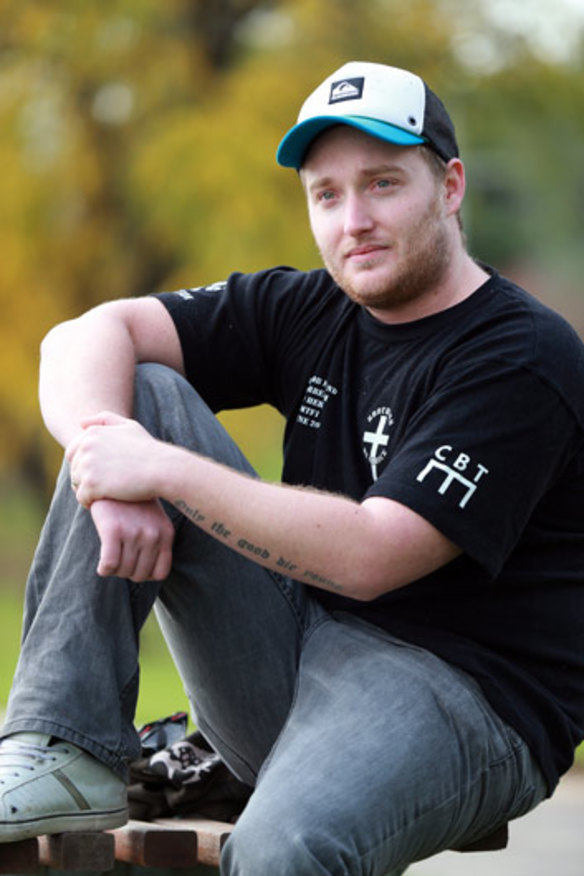 Tom Williams, of Albury-Wodonga, met Tyrrell  after reaching out through the latter's Facebook page for veterans.