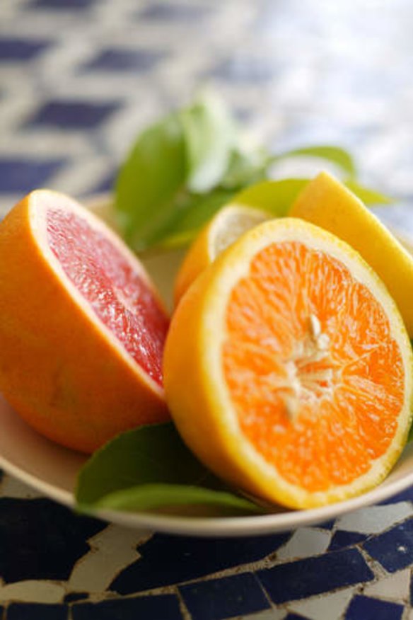 Pink grapefruit: Use in salads or spring drinks.