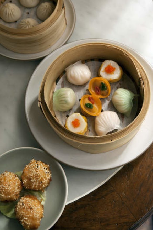 The dumplings at Mr Wong, a finalist for Restaurant of the Year and Best New Restaurant.