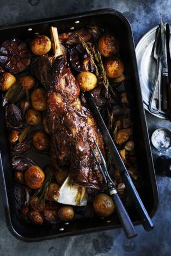 Don't be alarmed: Lamb with 40 garlic cloves.