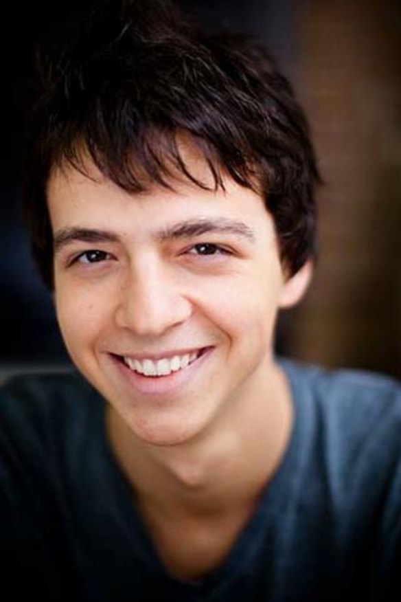 Fired up for breakfast ... Nathan Murphy.