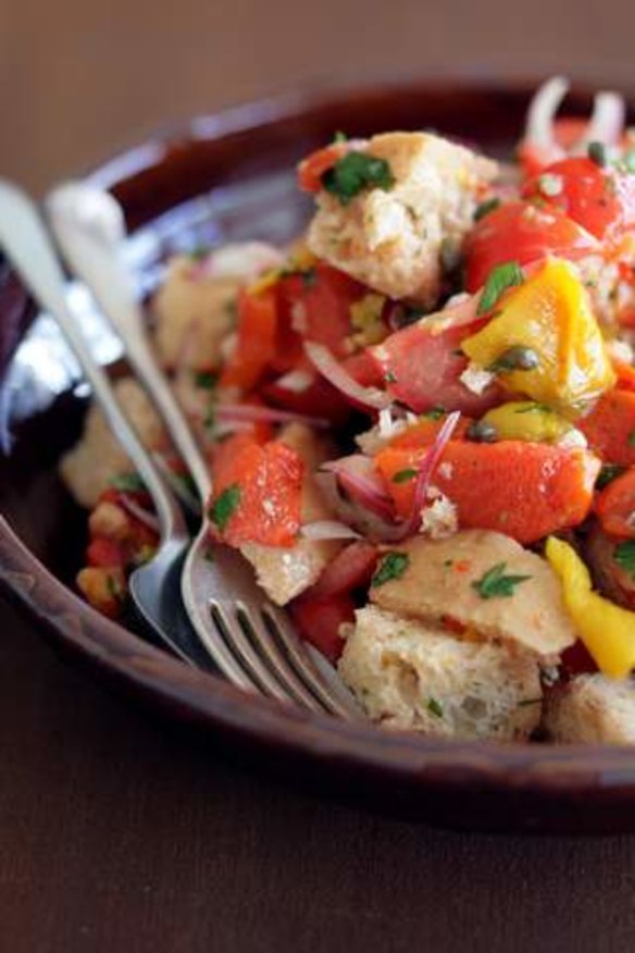 Panzanella salad.