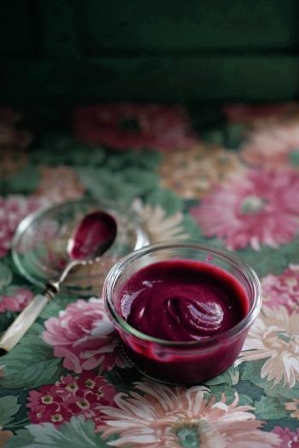 Blackcurrant Curd, from Not Just Jam, by Matthew Evans. Murdoch Books. $35.
