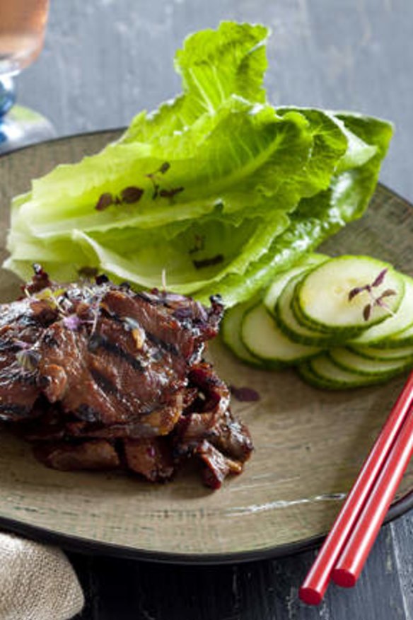 Flavour-packed Korean barbecued beef.