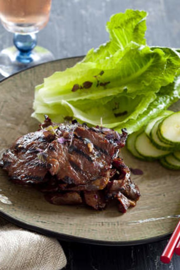 Flavour-packed Korean barbecued beef.