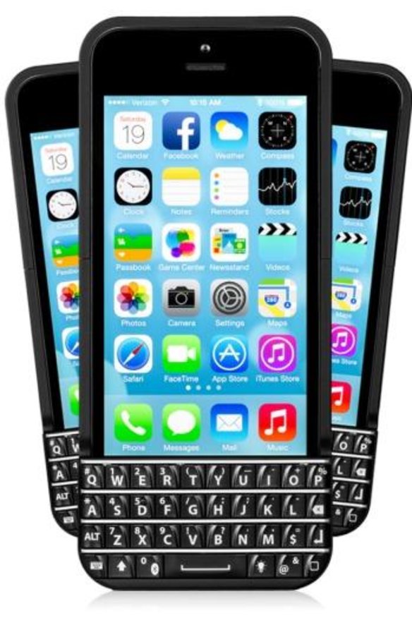 The Typo iPhone keyboard case.