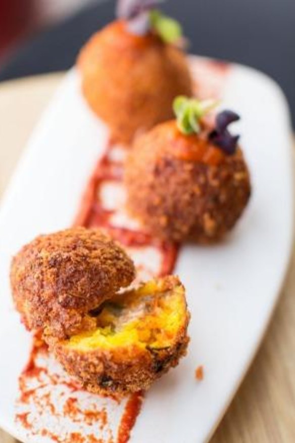Arancini will be a feature of the Pigro menu.