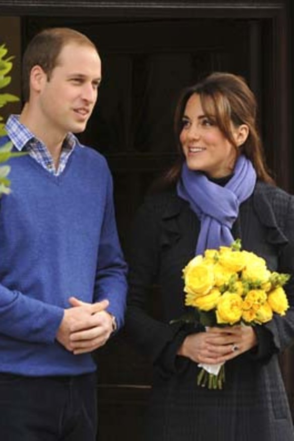 "Deeply saddened" ... Prince William and his wife Kate, Duchess of Cambridge.