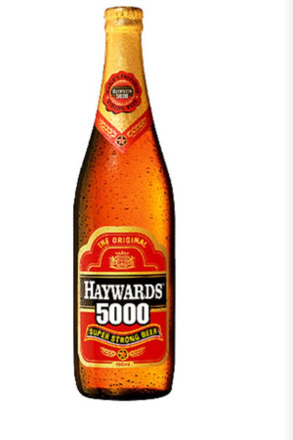 SABMiller India's Haywards 5000 label.