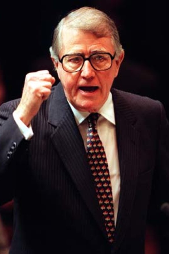 Former NSW Premier, Neville Wran.