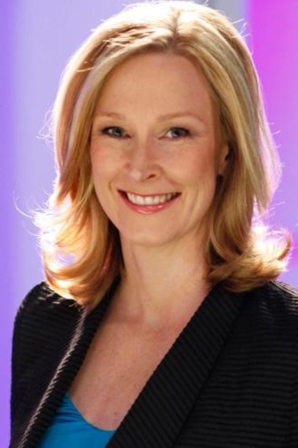 Former host of Lateline, now 7.30, Leigh Sales.