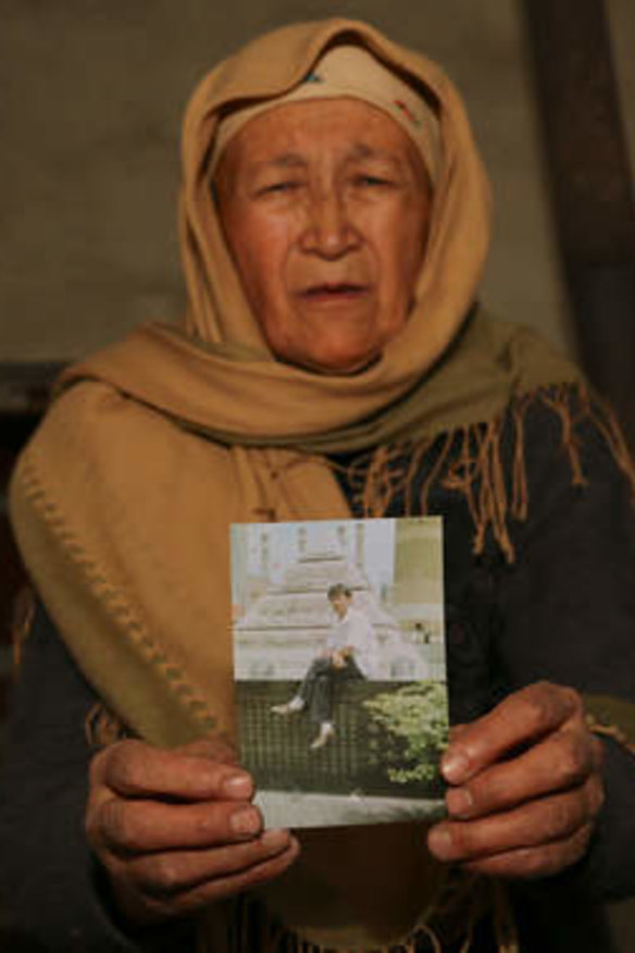 Grave fears: Tursungul Turdi has had no news of her son since he went missing during the Urumqi riots of July 5, 2009.