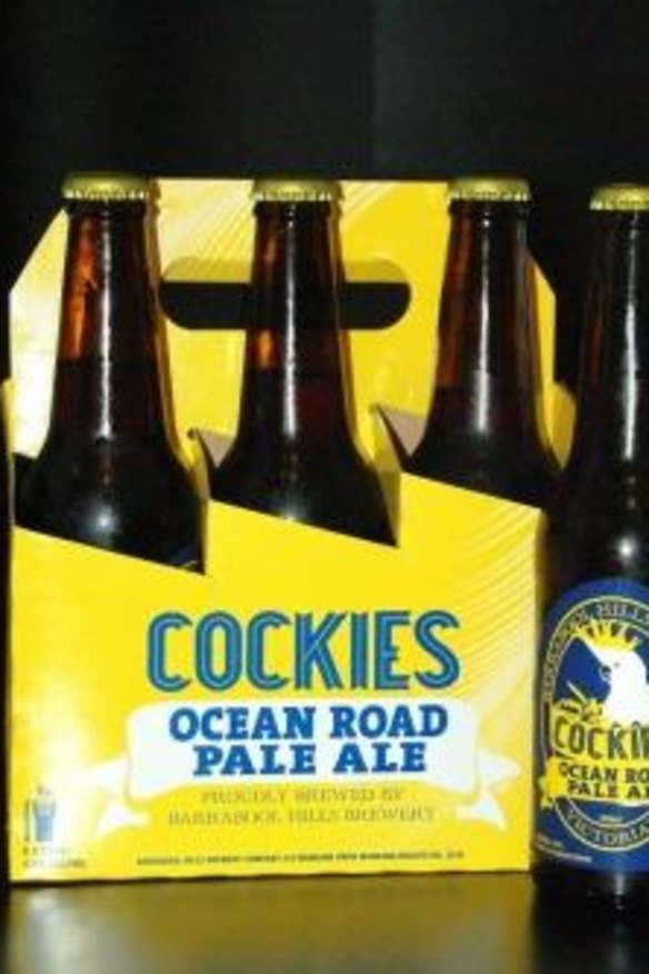 Cockies Ocean Road Pale Ale, a new brew from Barrabool Hills Brewery. 