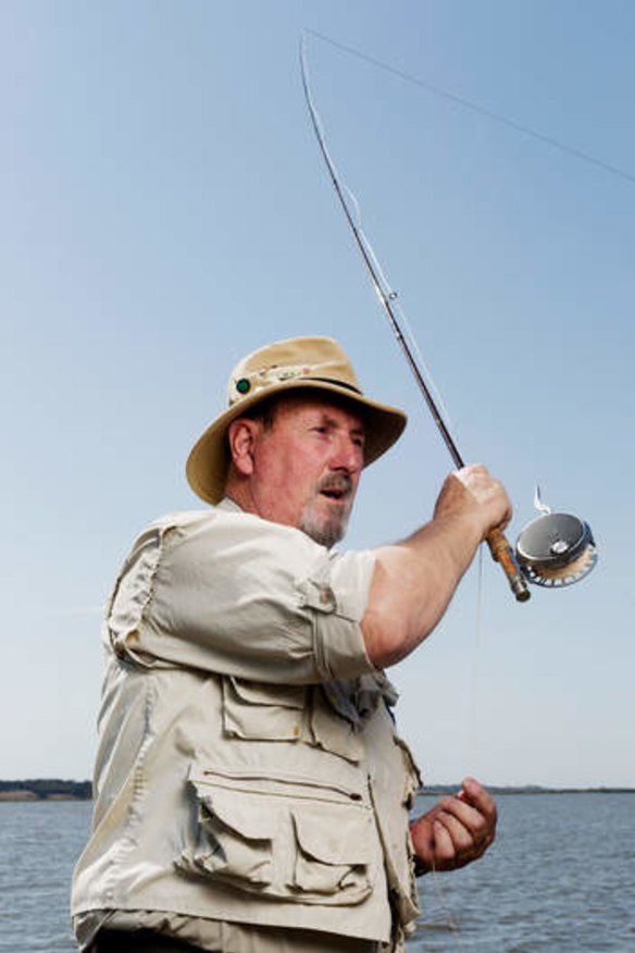 Fly fisherman Pete West.