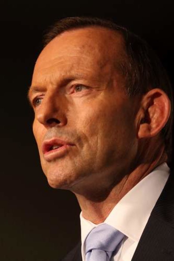 Prime Minister Tony Abbott.