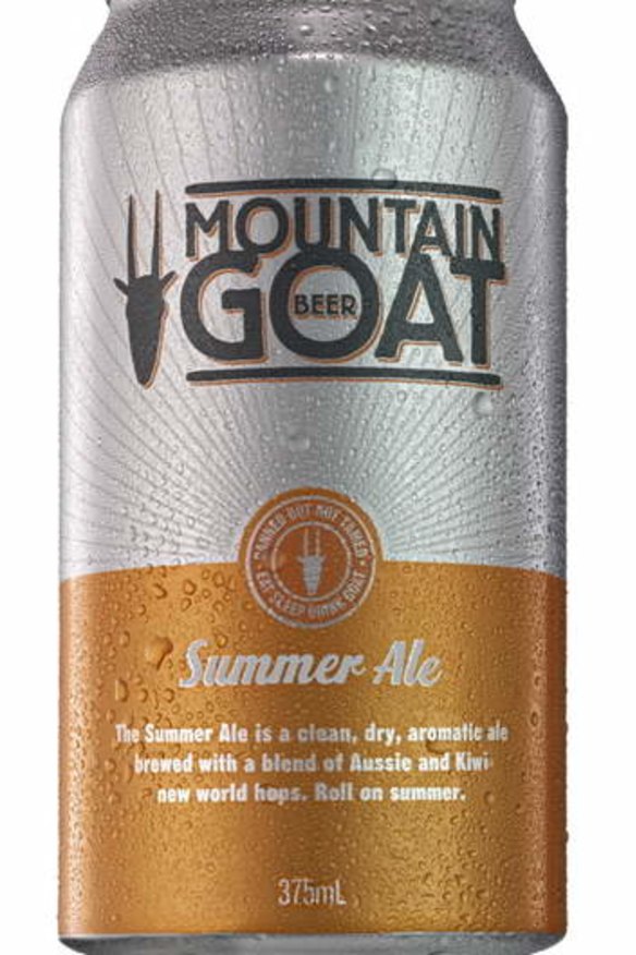 Mountain Goat Summer Ale now comes in a 375ml can.