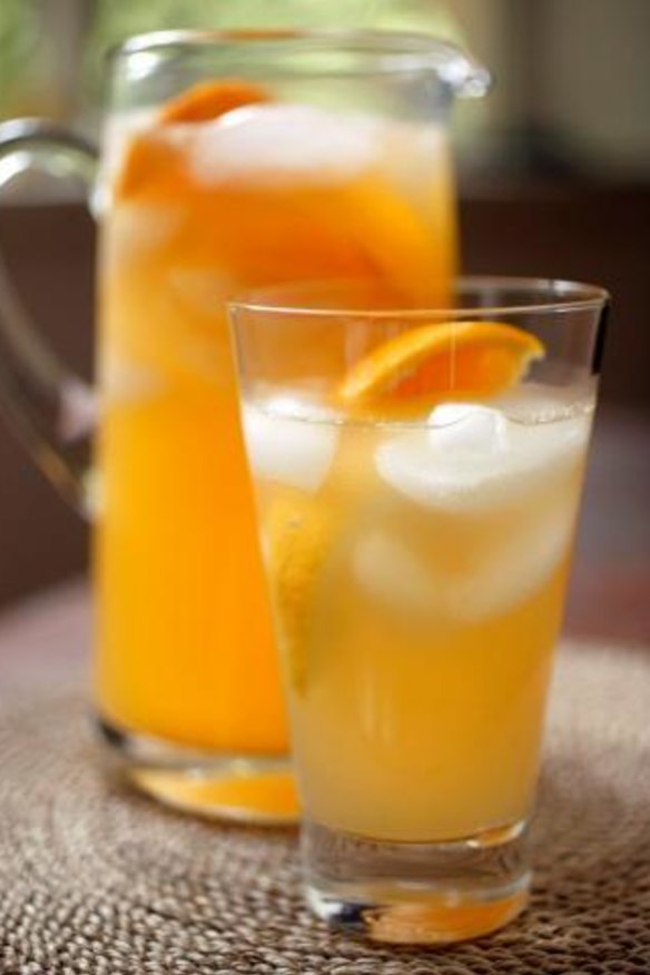 Refreshing: Lemon and orange barley water.