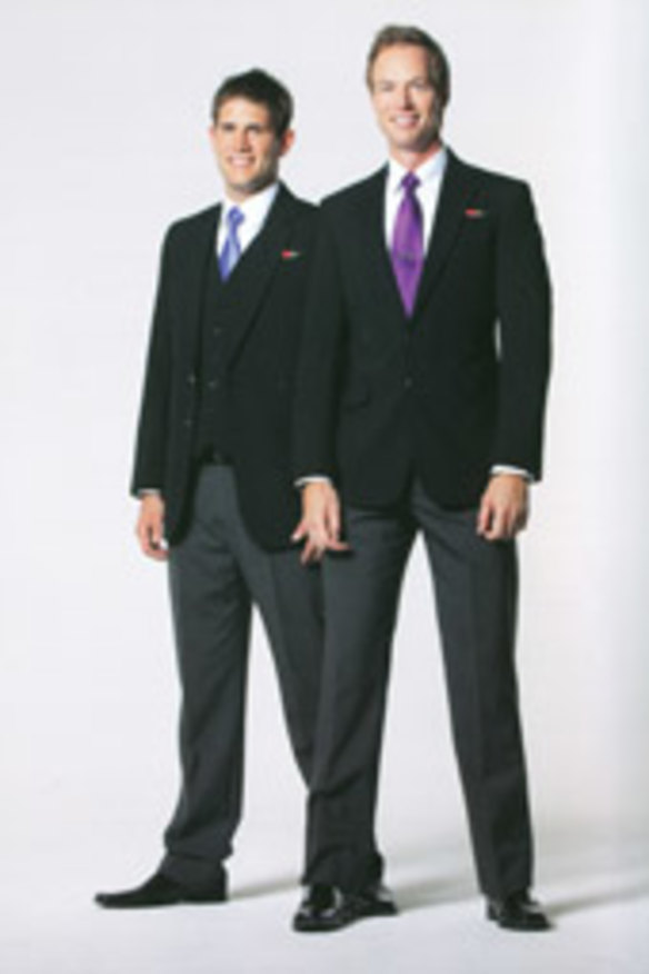 A page from the Virgin Australia's <i>The Look Book</i>.