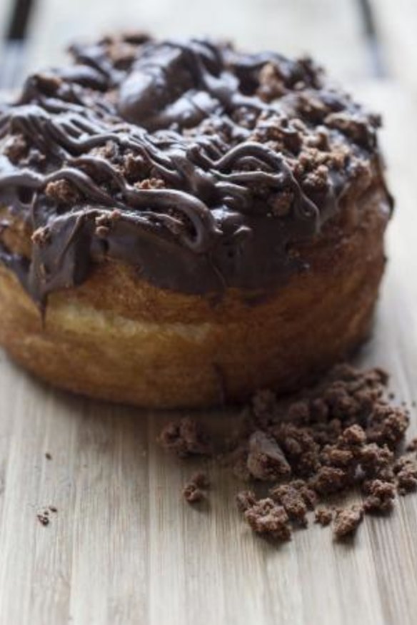 If it had Nutella in it, it was sure to sell in 2015 (pictured, the cronut version at The Factoria in Sydney).