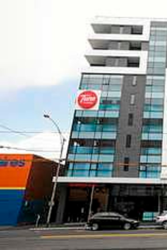 Tune Hotel in Swanston Street.