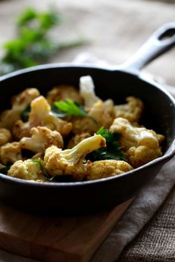 Roast cauliflower with vadouvan.