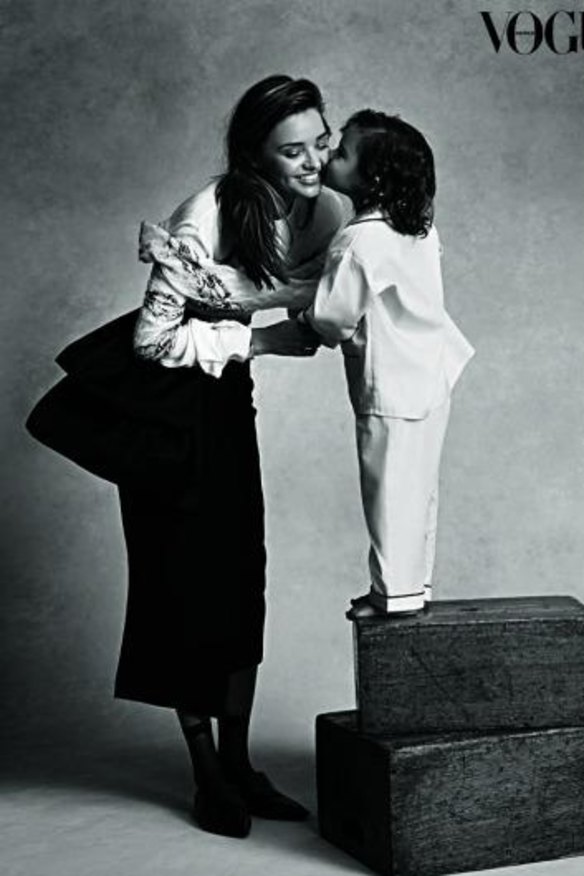 Miranda Kerr's 'confident' son makes guest appearance in Vogue shoot
