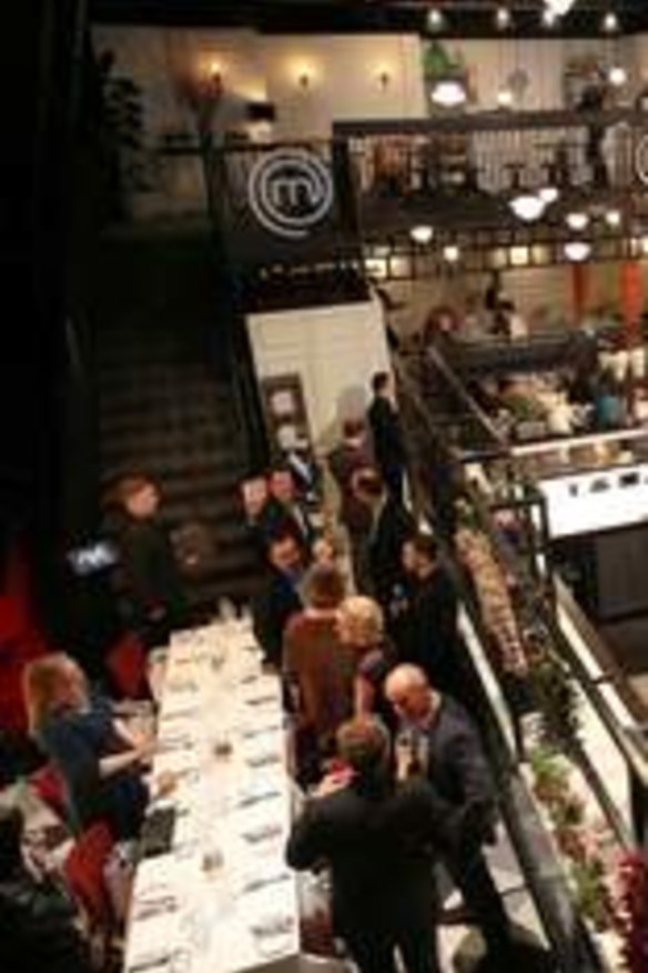 The Masterchef "pop-up" restaurant in Sydney, above, is now headed to Melbourne.