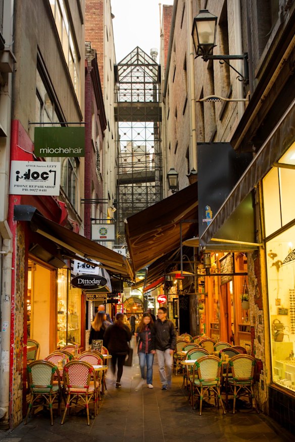 The city's much-loved laneways have been revitalised in recent years.