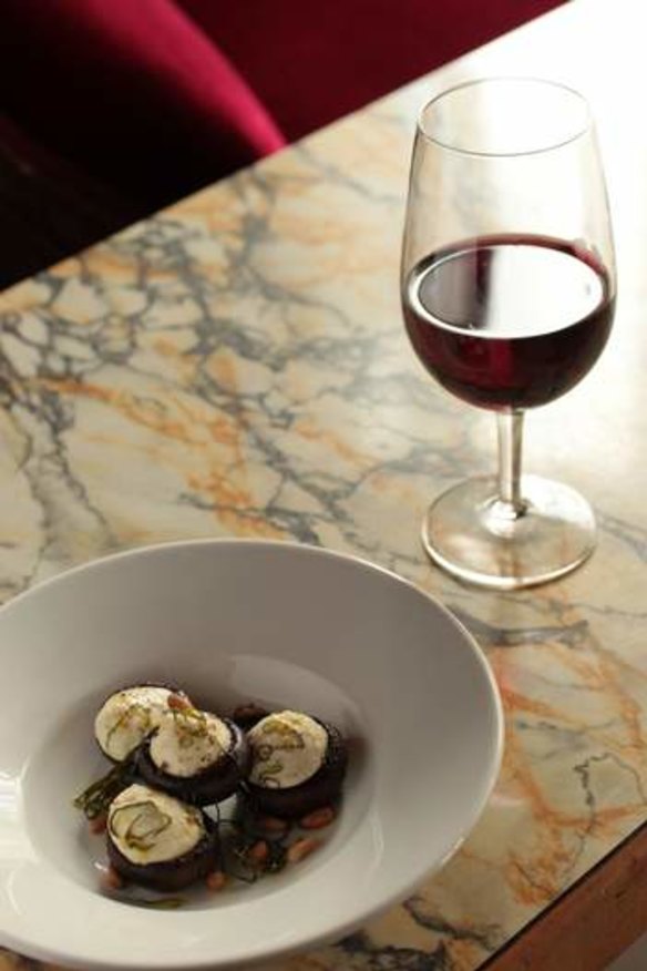 Try a glass of pinot noir with roasted mushrooms.