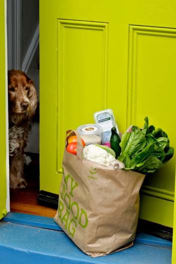 Ready and waiting: A My Food Bag delivery.