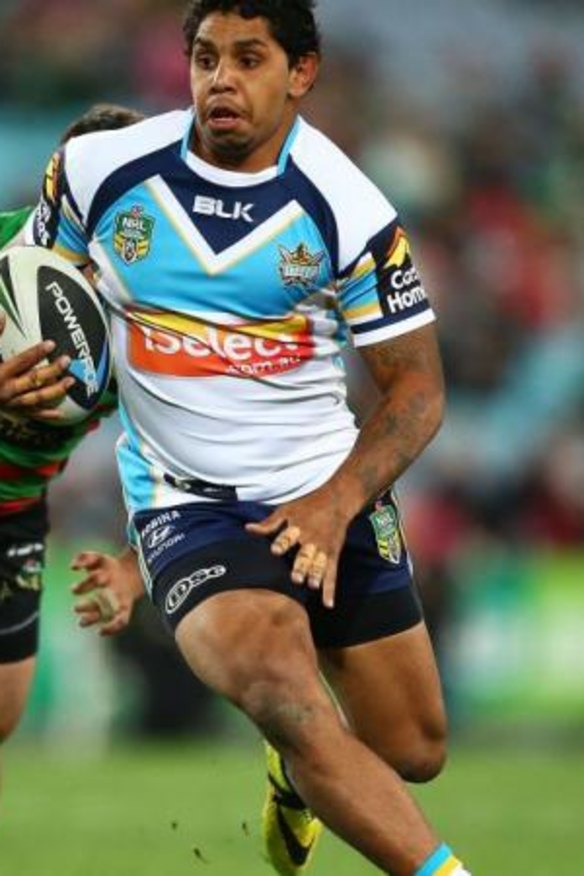 Albert Kelly, now of the Gold Coast Titans.