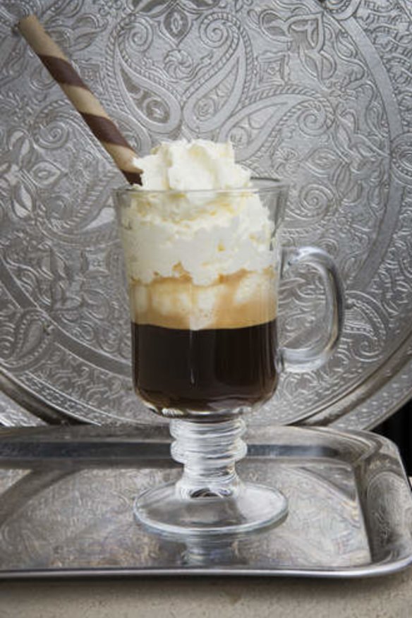 Viennese coffee with whipped cream.