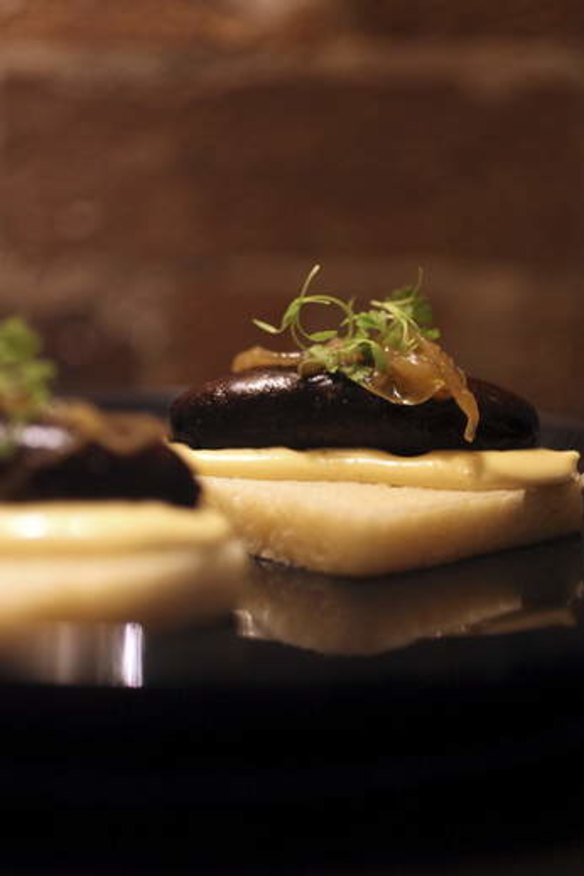 Go-to dish ... Ester's Blood Sausage sandwich.