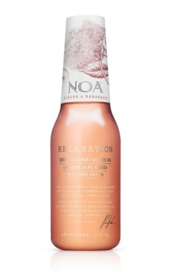 Crowd-funding success ... the NOA Relaxation drink.