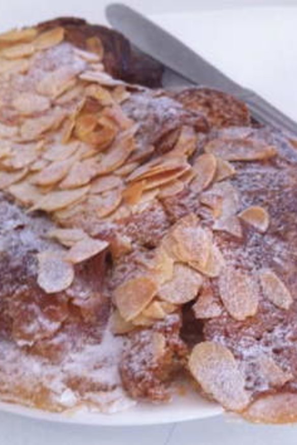 Luxurious: Parisian Patisserie's almond croissant.